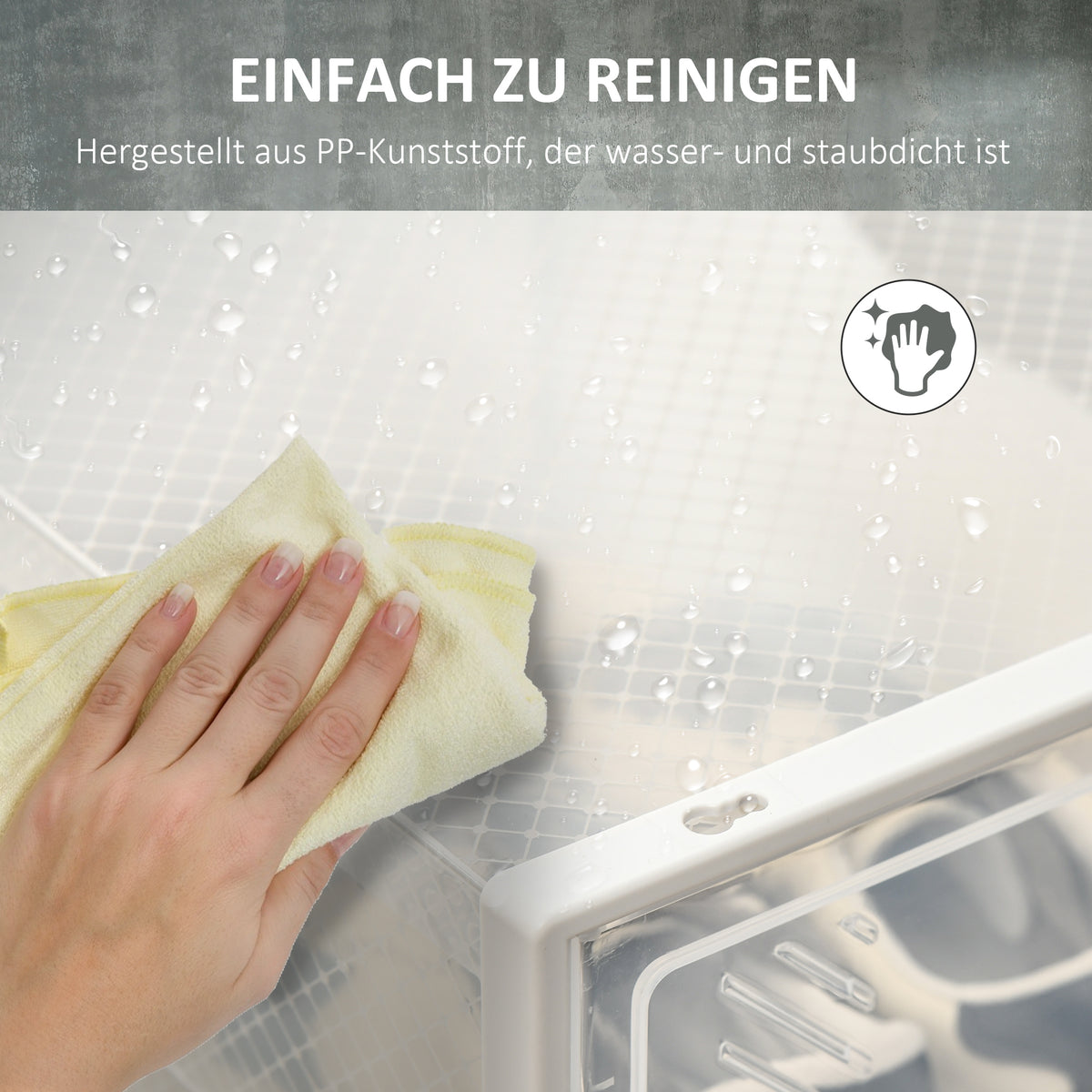 Modulares Schuhregal mit 8 Würfelfächern