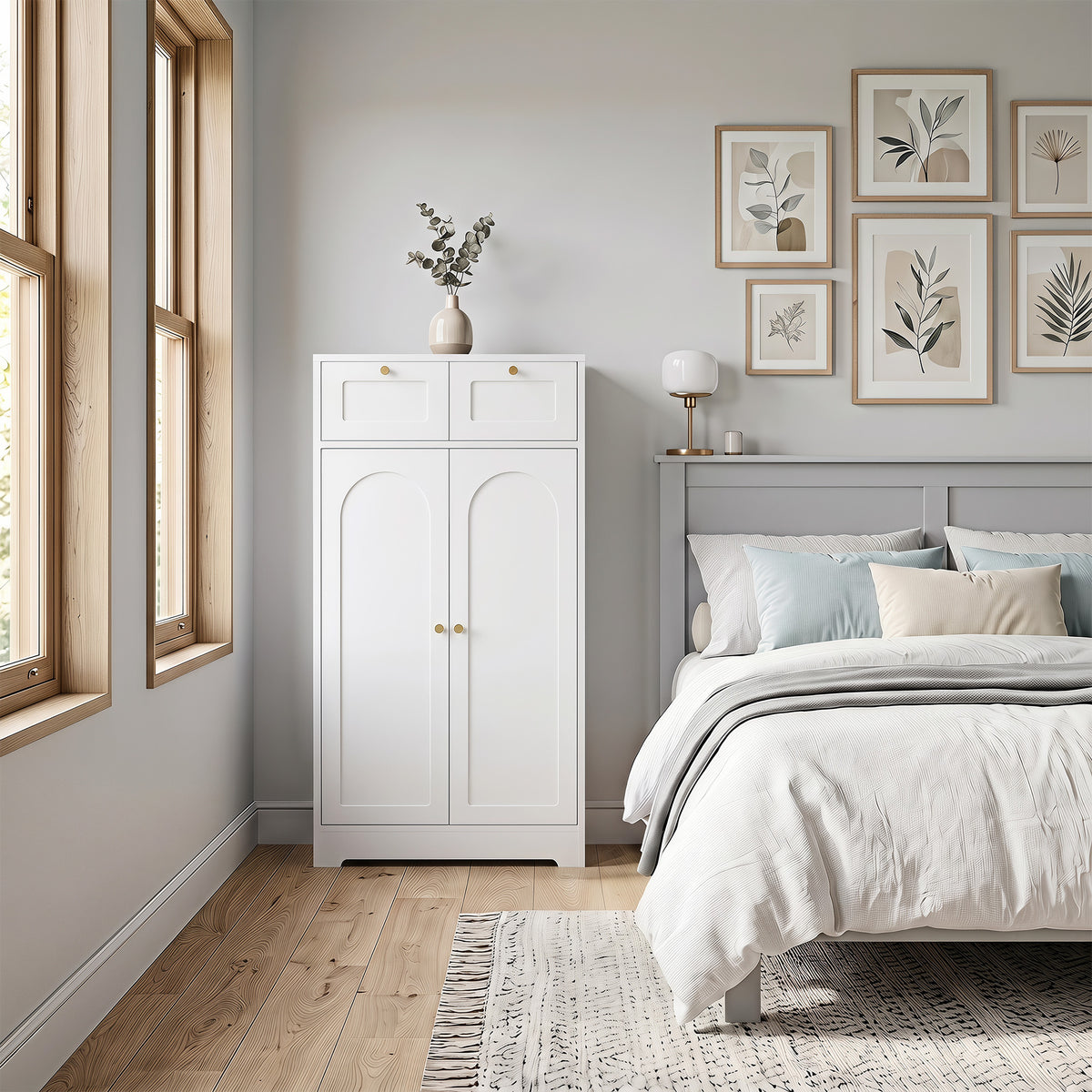 Badschrank 60 cm mit 2 Schubladen