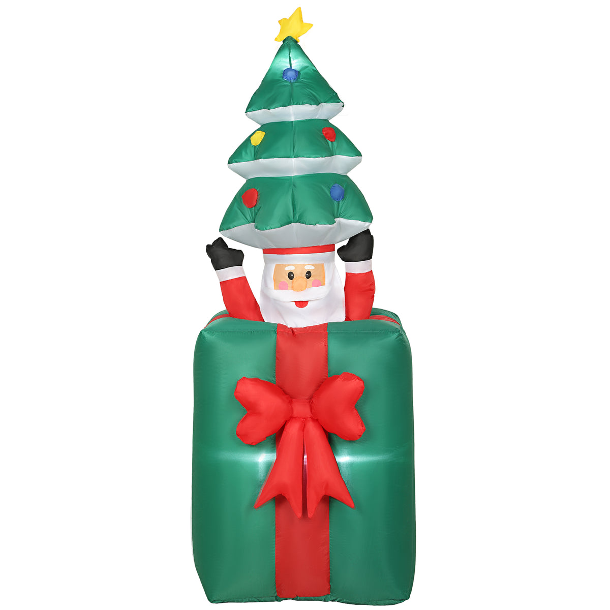 Aufblasbare Weihnachtsfigur mit LED-Beleuchtung