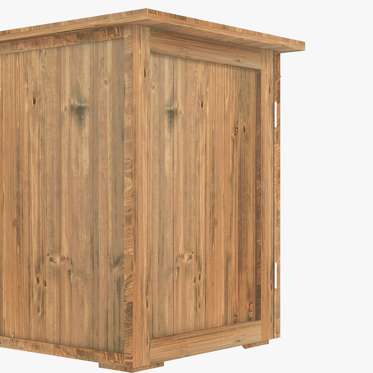 Gartenschrank aus Holz mit Doppeltüren