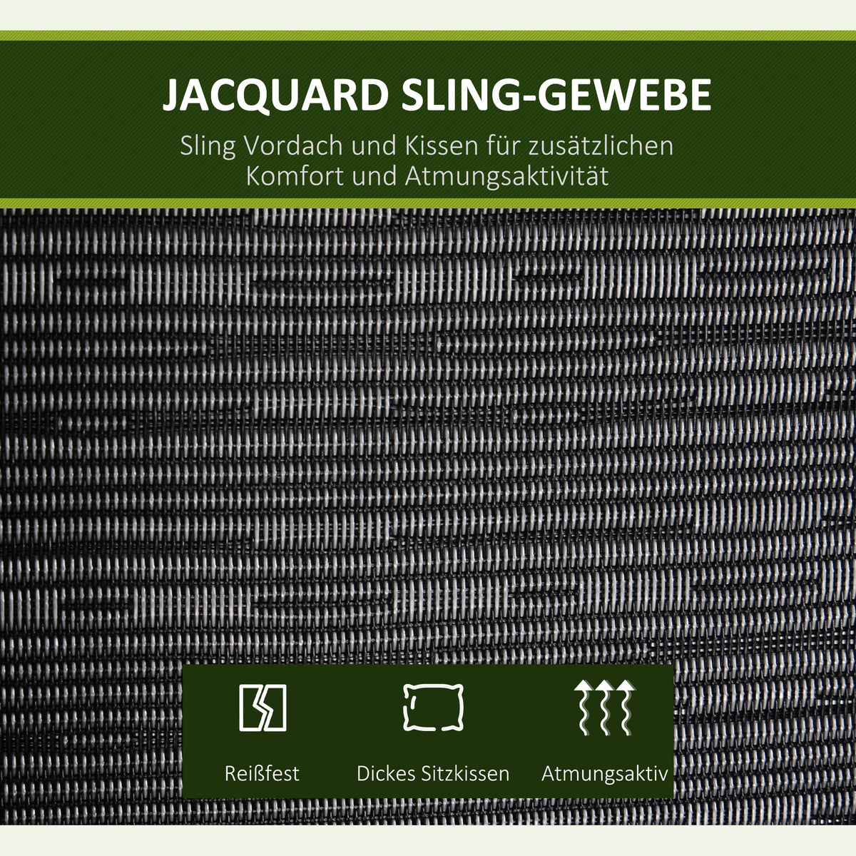 3-Sitzer Hollywoodschaukel mit verstellbarem Sonnendach