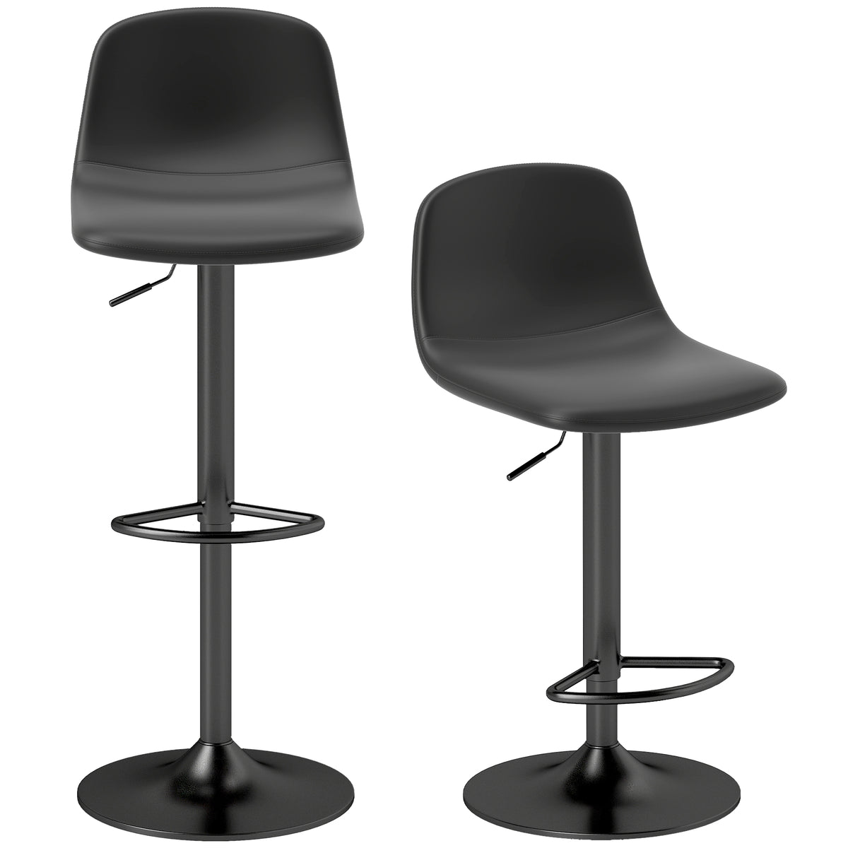 2er-Set Barhocker höhenverstellbar und drehbar
