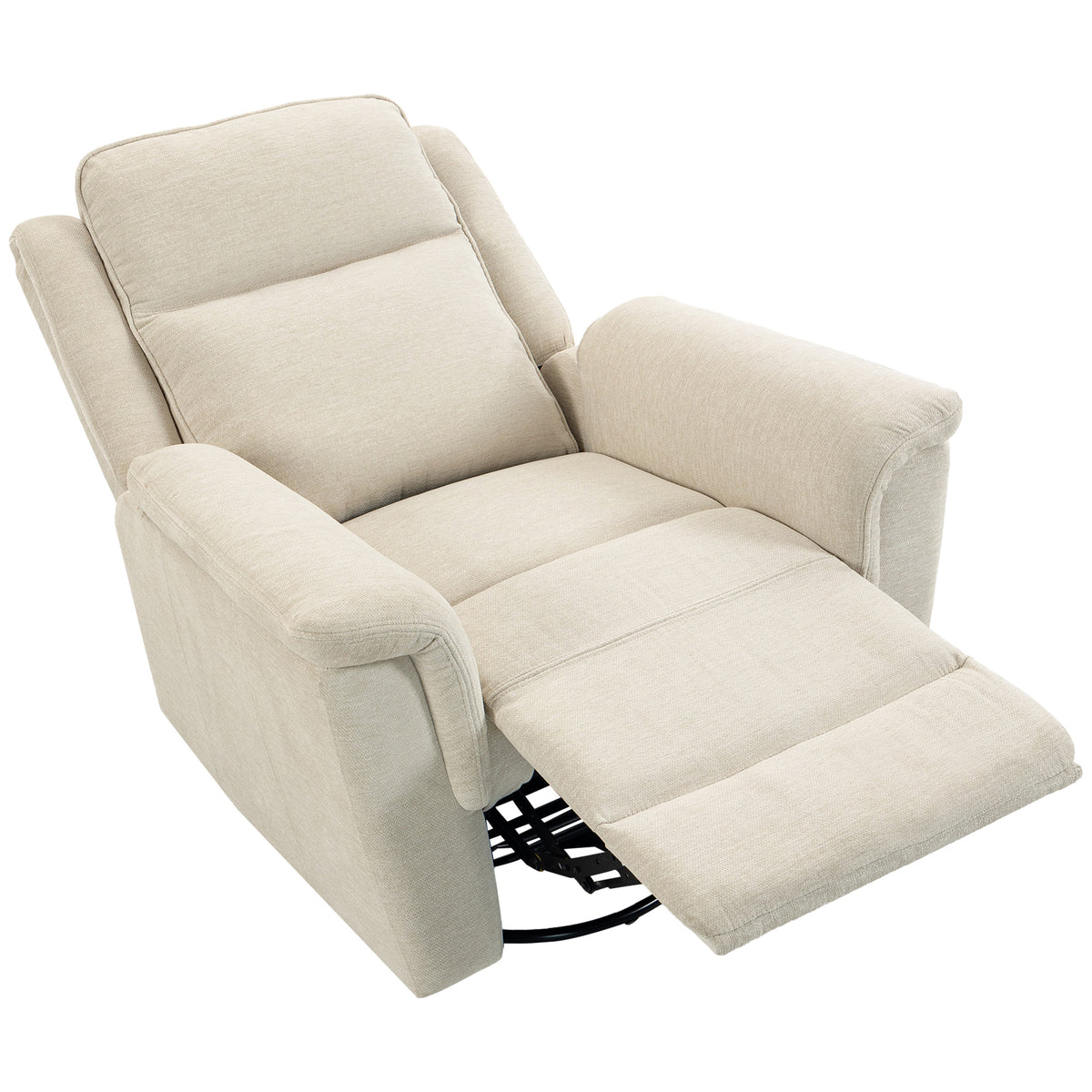 Relaxsessel mit Liege-, Wipp- und Drehfunktion