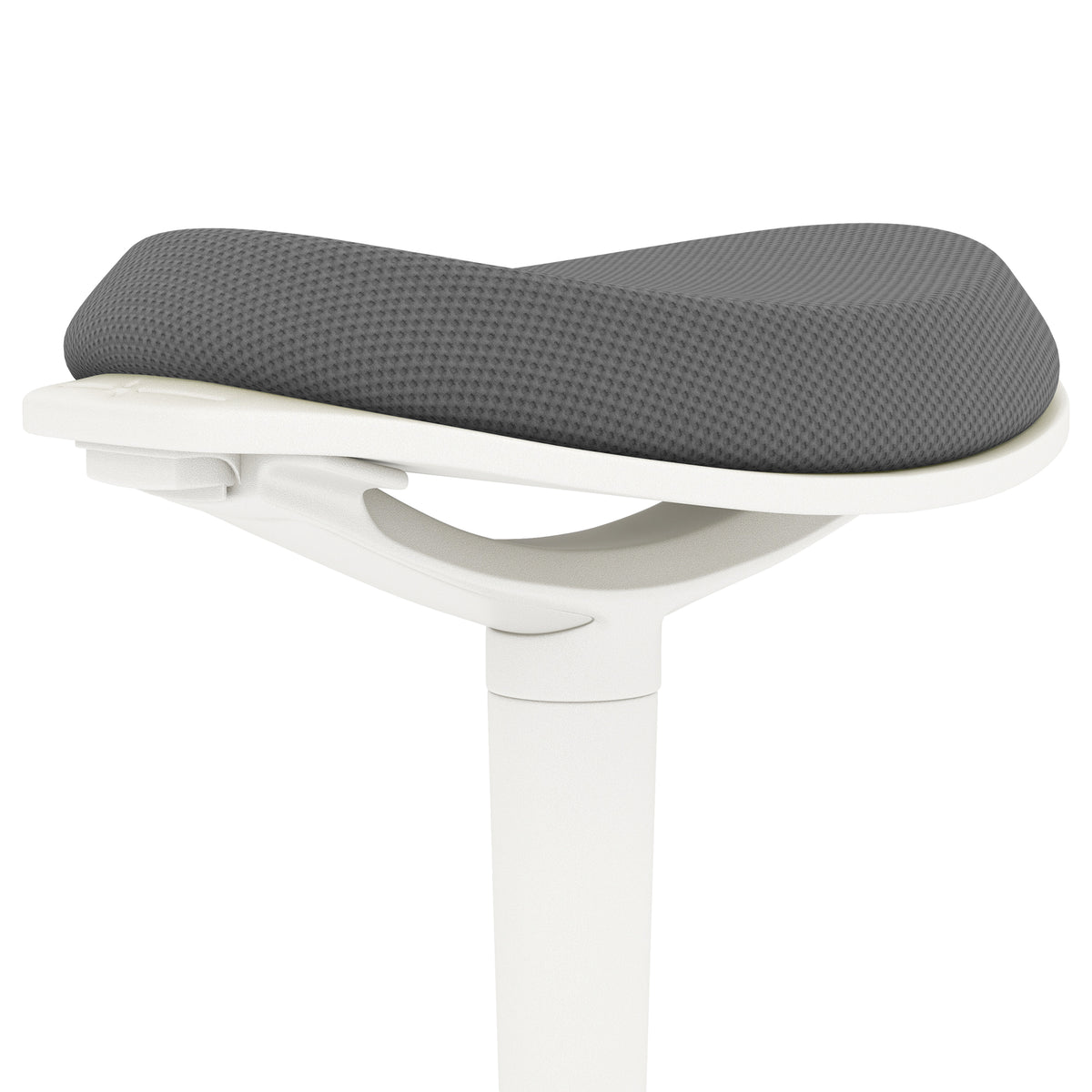 Höhenverstellbarer Pendelhocker mit Mesh-Sitz