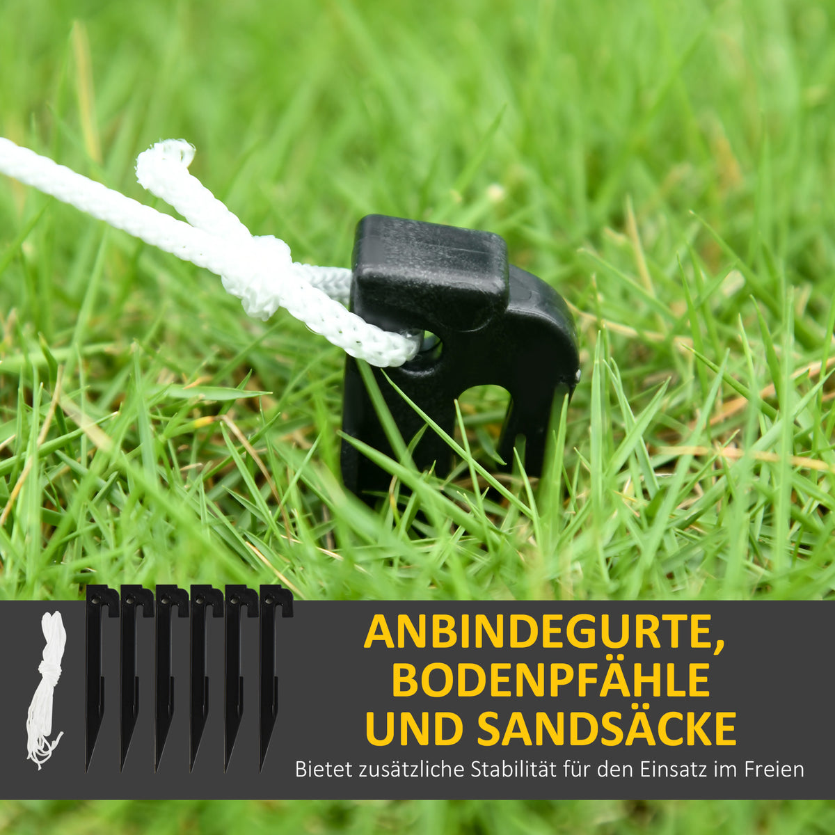 Aufblasbarer Lebkuchenmann mit LED-Beleuchtung