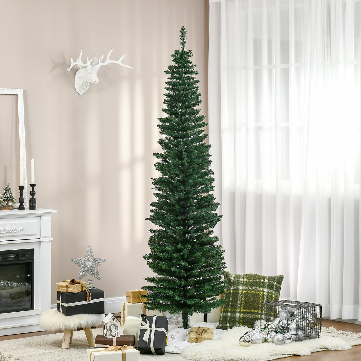 Künstlicher Weihnachtsbaum 210 cm mit Ständer