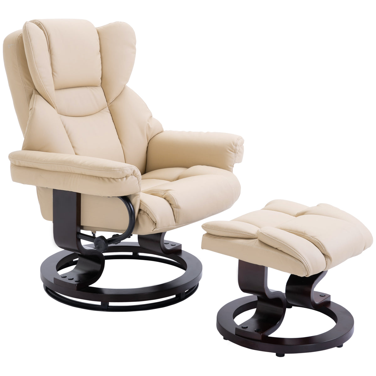 Relaxsessel mit Hocker und Liegefunktion
