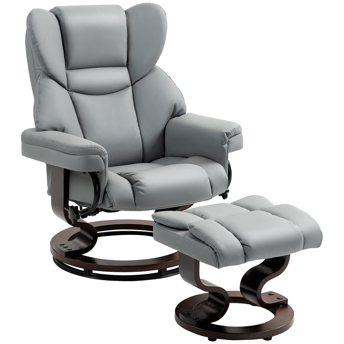 Relaxsessel mit Hocker und Liegefunktion