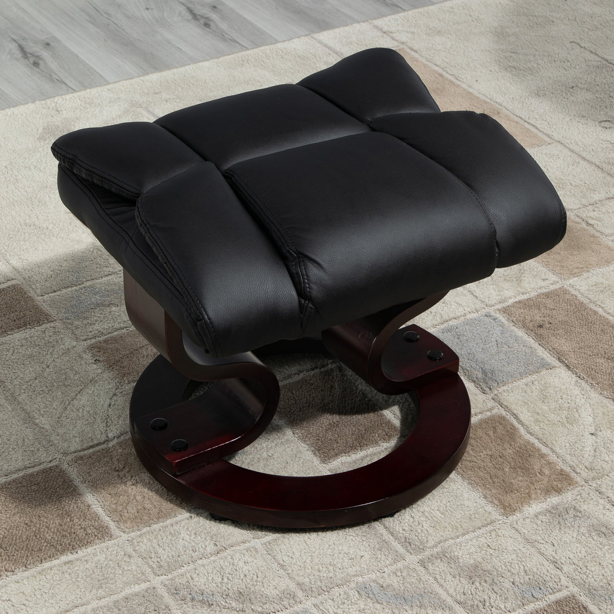 Relaxsessel mit Hocker und Liegefunktion