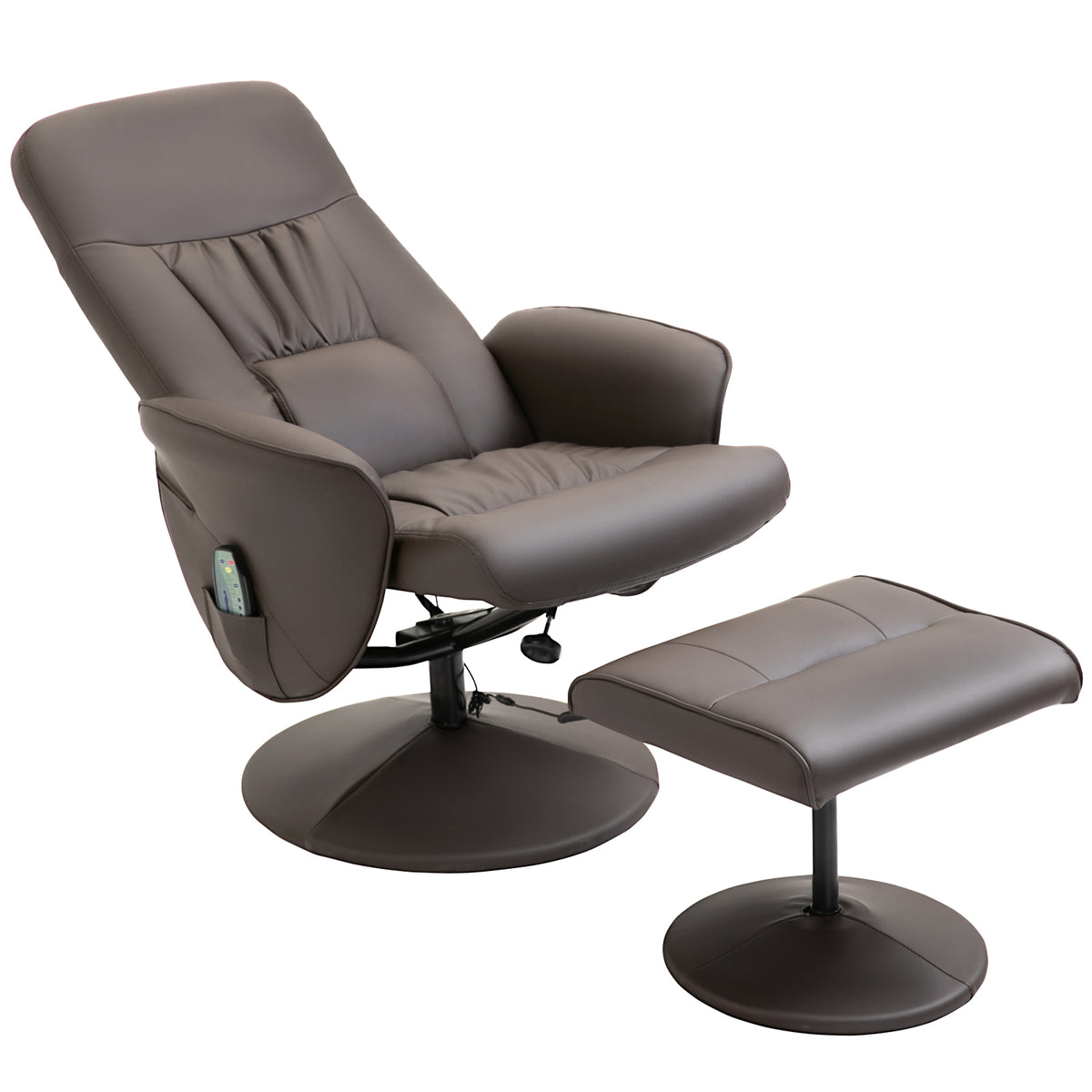 Drehbarer Massagesessel mit Fußhocker und Liegefunktion