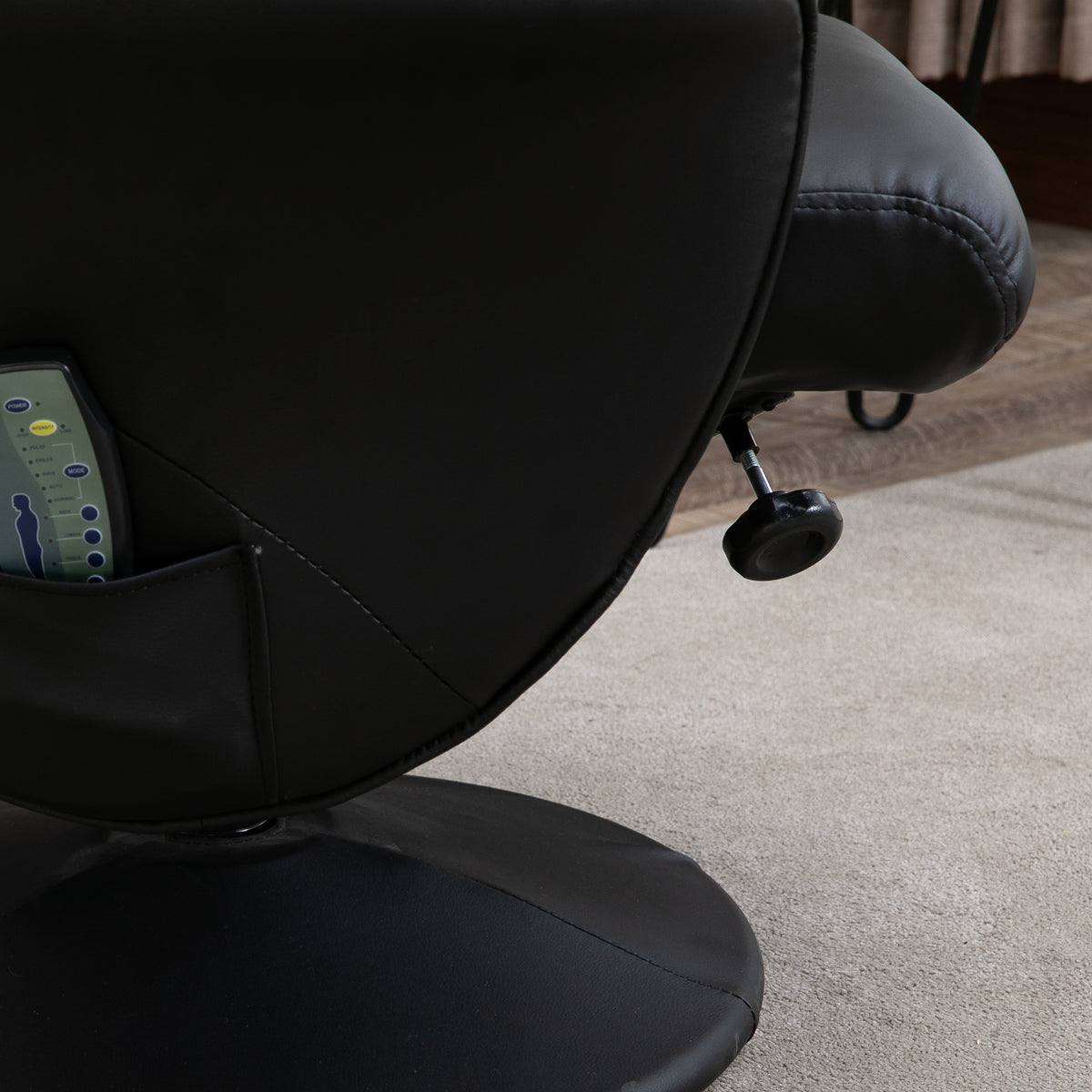Drehbarer Massagesessel mit Fußhocker und Liegefunktion