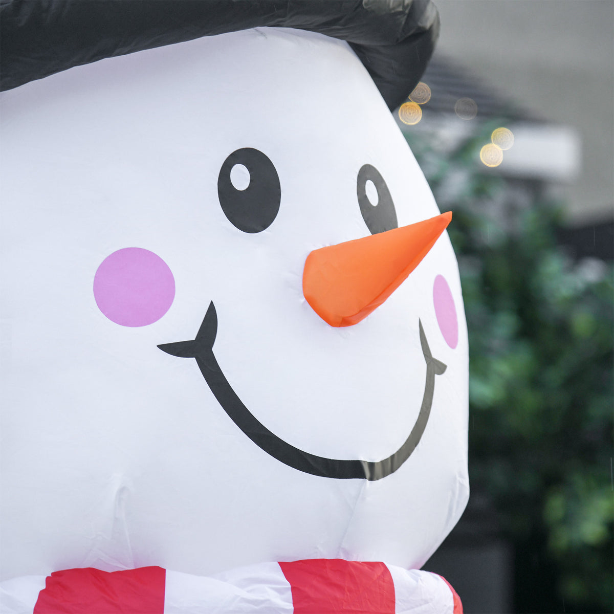 Aufblasbarer LED-Weihnachtsschneemann aus Polyester