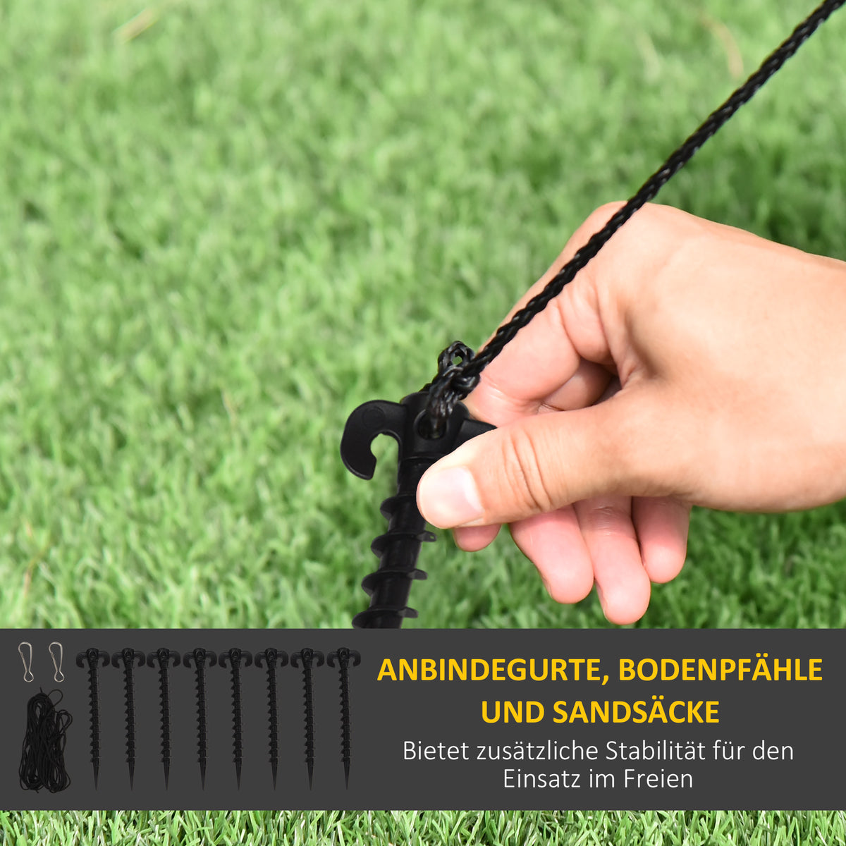 Aufblasbarer LED-Weihnachtsschneemann aus Polyester