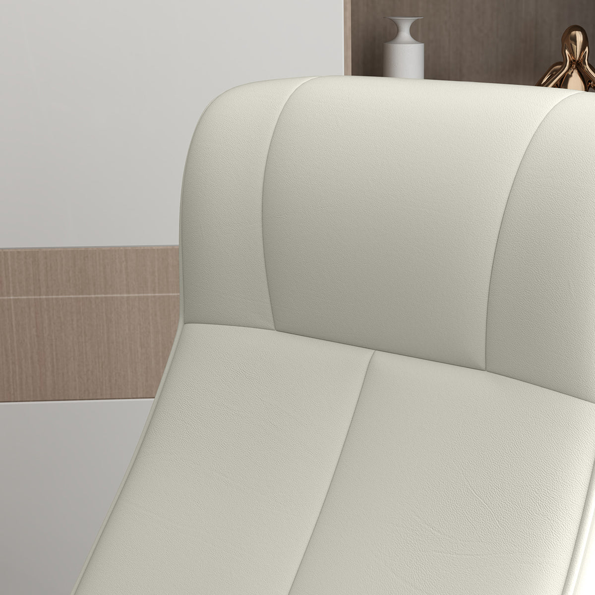 Relaxsessel mit Hocker, drehbar und neigbar