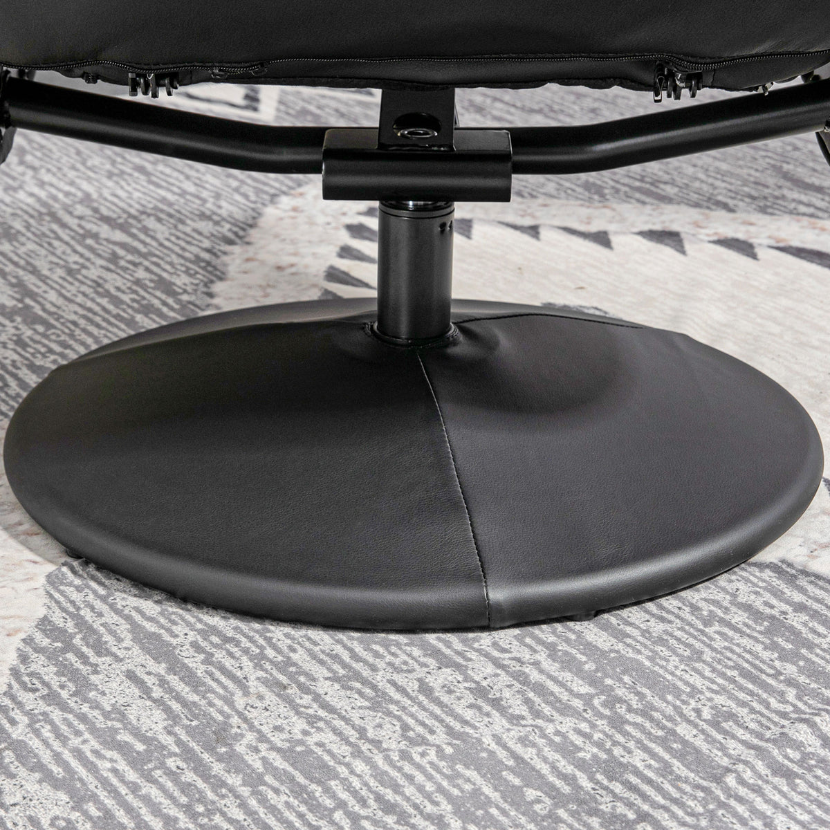 Relaxsessel mit Fußhocker und 360° Drehfunktion