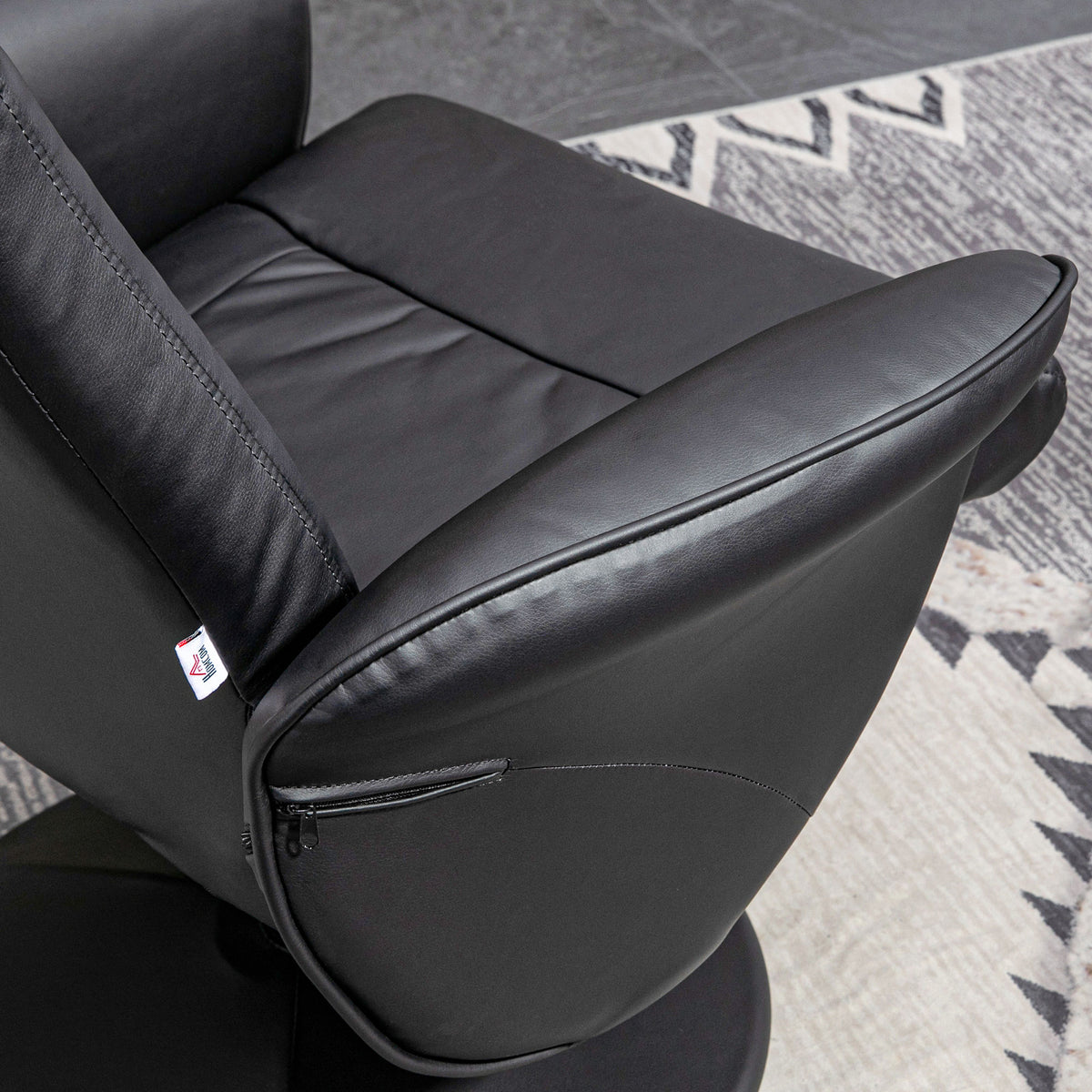 Relaxsessel mit Fußhocker und 360° Drehfunktion