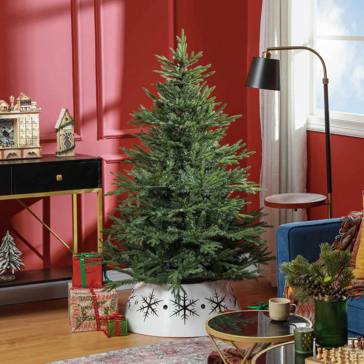 Künstlicher Weihnachtsbaum 150 cm mit Klappzweigen