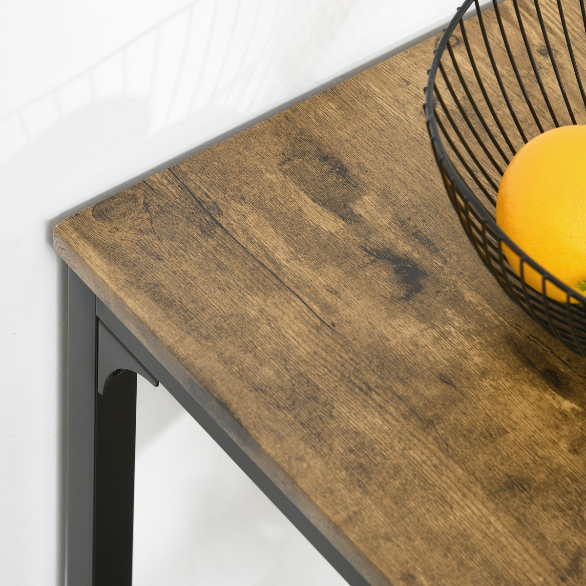 3-teiliges Bartisch-Set mit zwei Barhockern