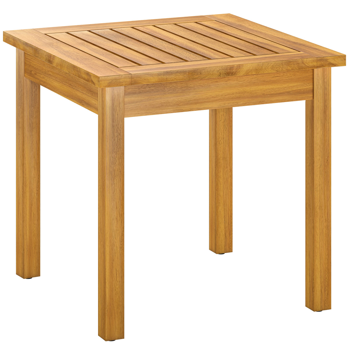 Quadratischer Beistelltisch aus Akazienholz