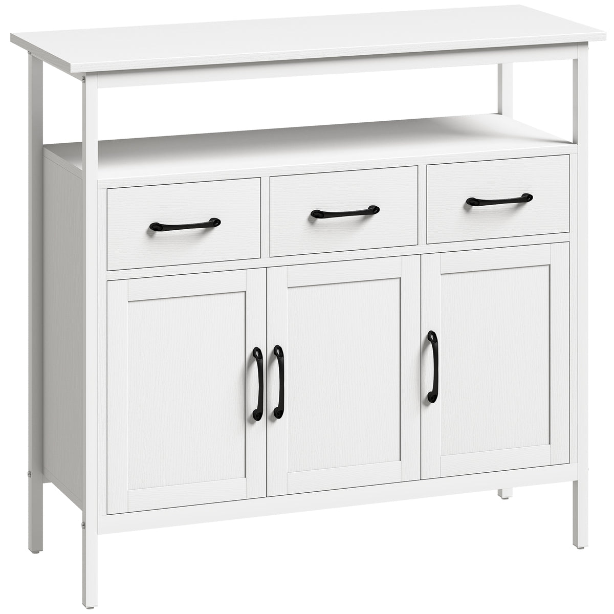 Sideboard mit 3 Schubladen und verstellbaren Böden