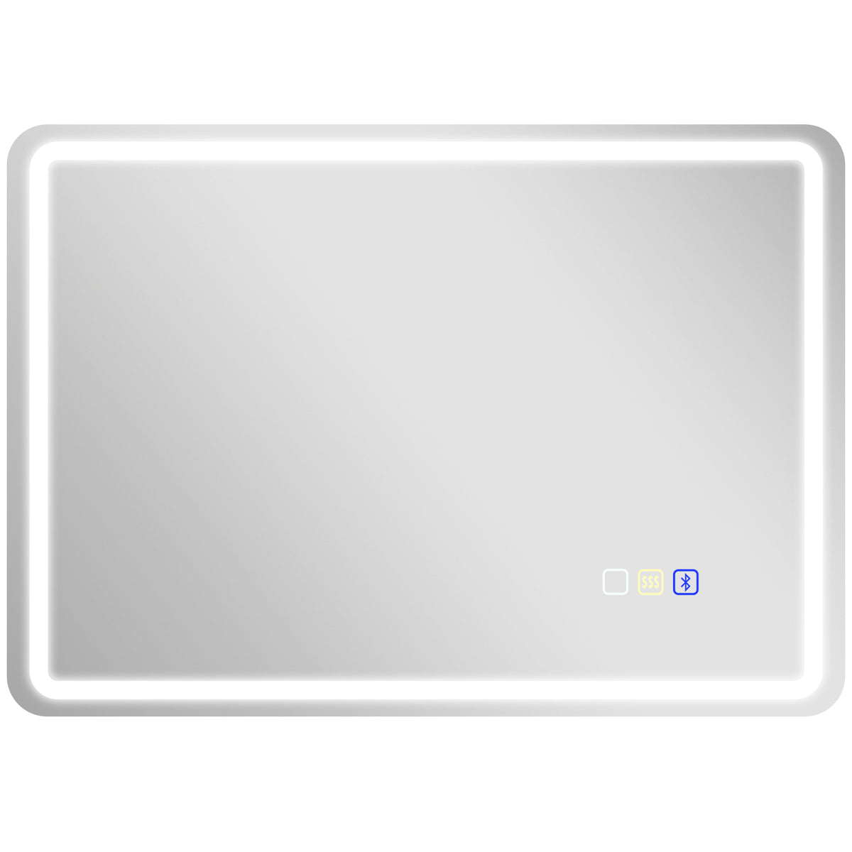 LED-Badezimmerspiegel mit Bluetooth und Antibeschlag