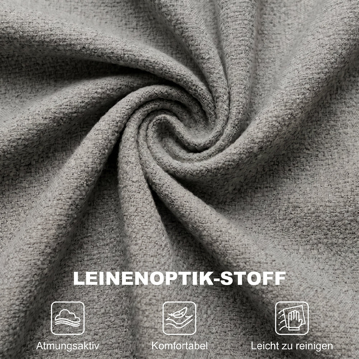 360°-Drehsessel mit gepolsterter Sitzfläche