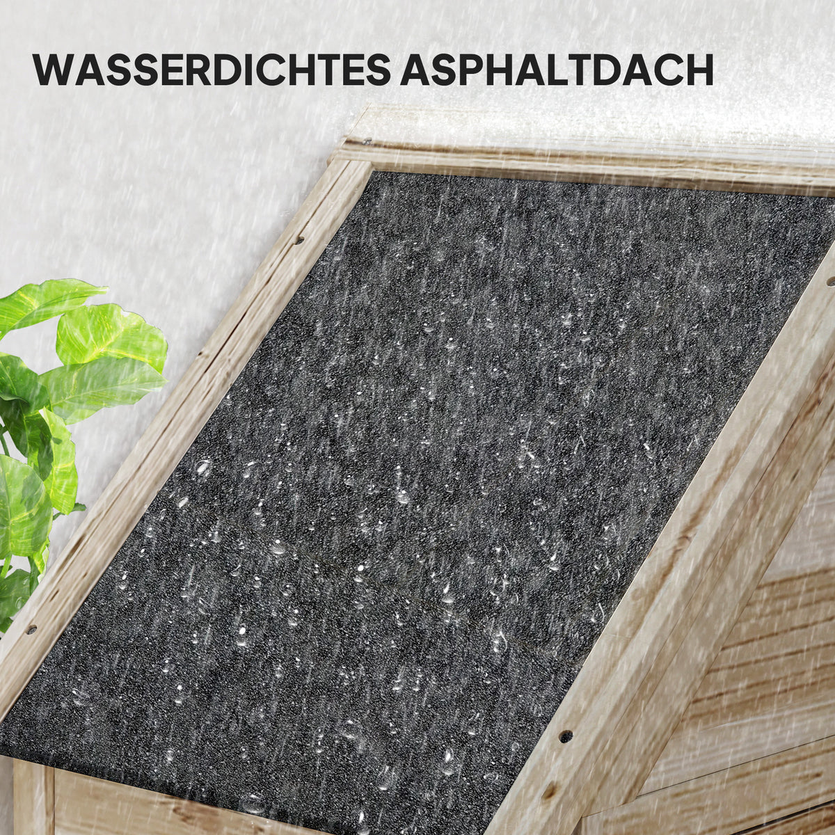 Gartenschrank aus Tannenholz mit Stauraum