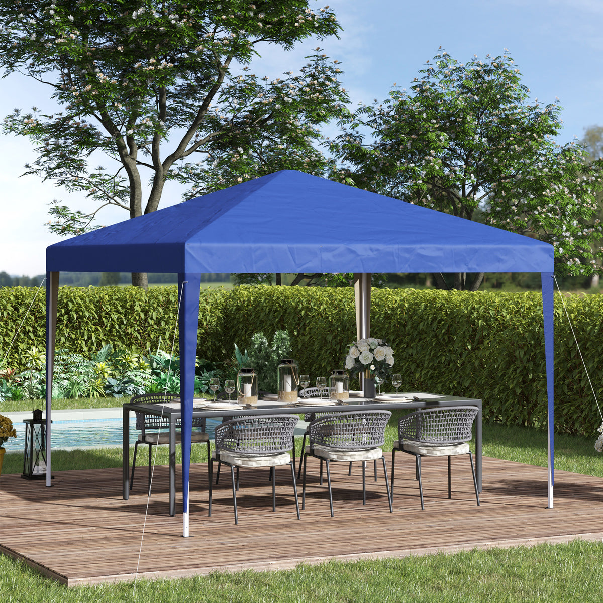 Pop-up-Faltpavillon mit Stahlrahmen