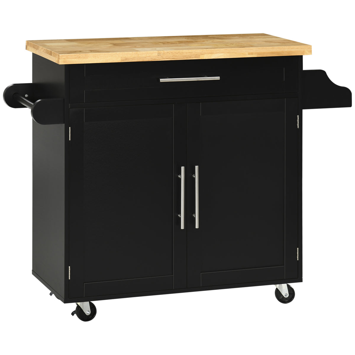 Küchenwagen mit Schublade, Schrank und Rollen