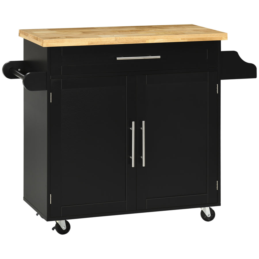 Küchenwagen mit Schublade, Schrank und Rollen