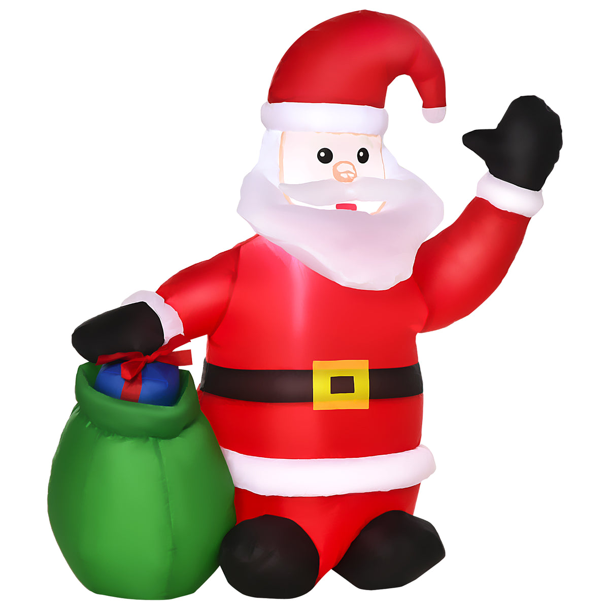 Aufblasbare Weihnachtsdeko mit LED-Beleuchtung