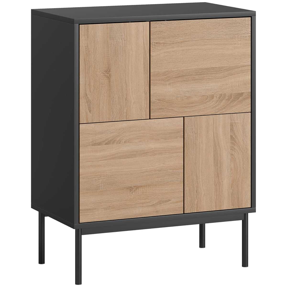 Sideboard mit Push-to-open-Türen, 60 cm
