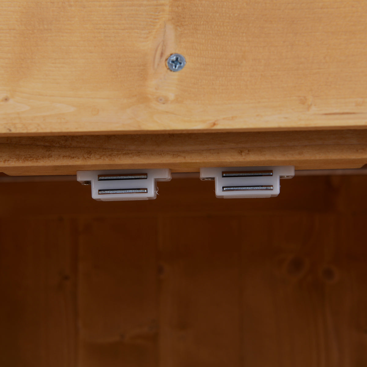 Gartenschrank aus Tannenholz mit Doppeltür