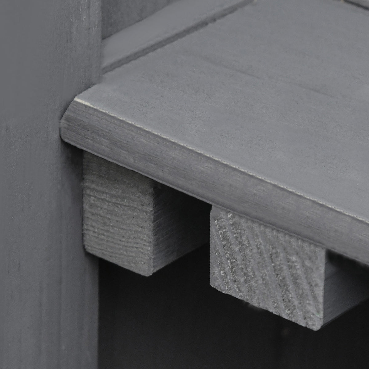 Gartenschrank aus Tannenholz mit Doppeltür