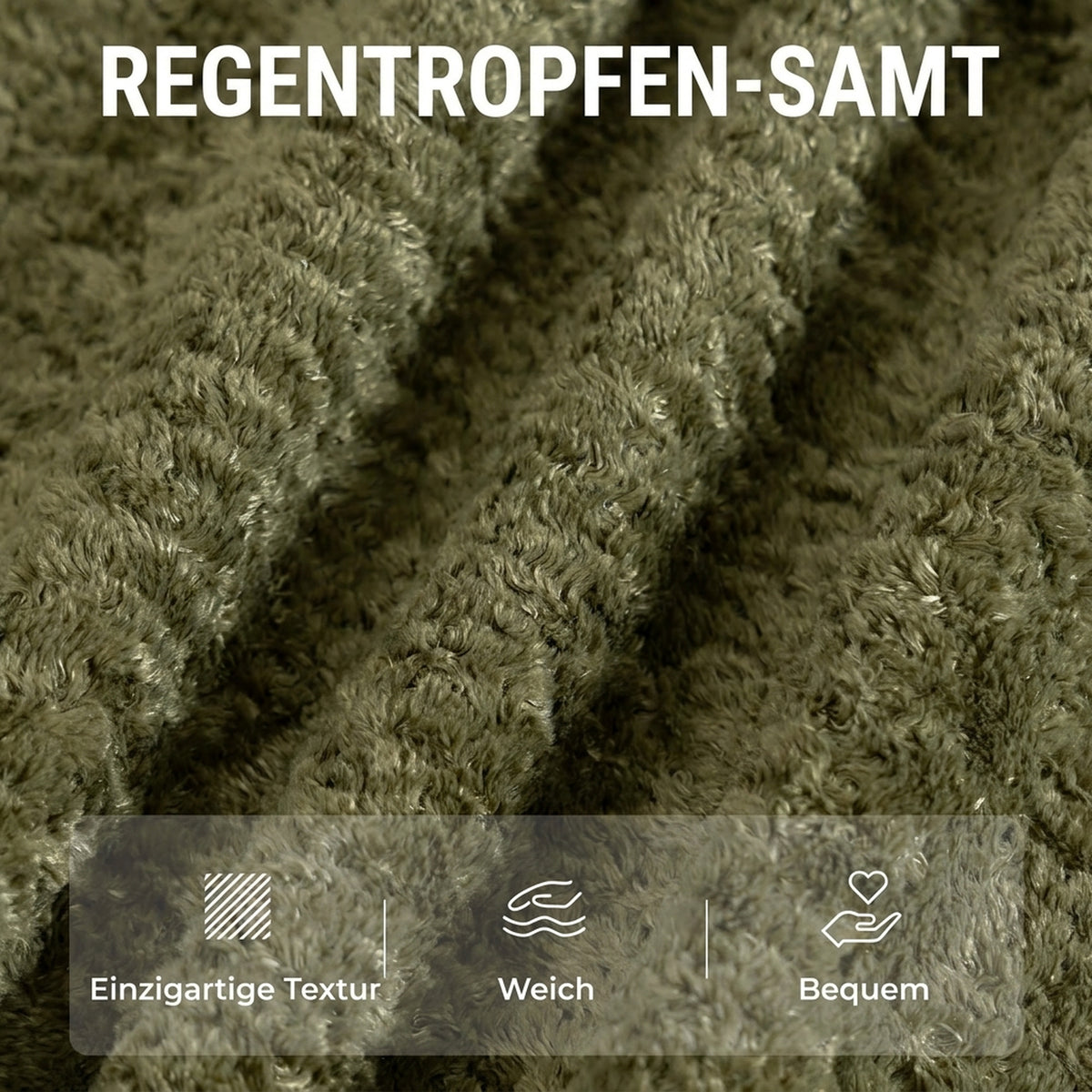 Drehbarer Loungesessel mit Hocker und Samtbezug