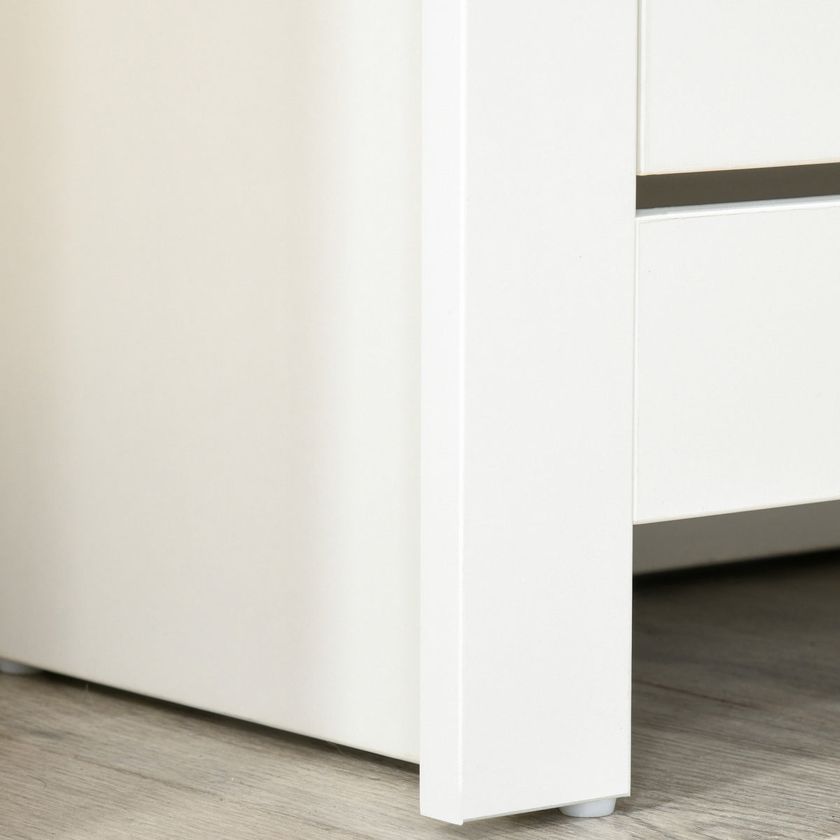 Schuhschrank mit Klappfächern und Ablage