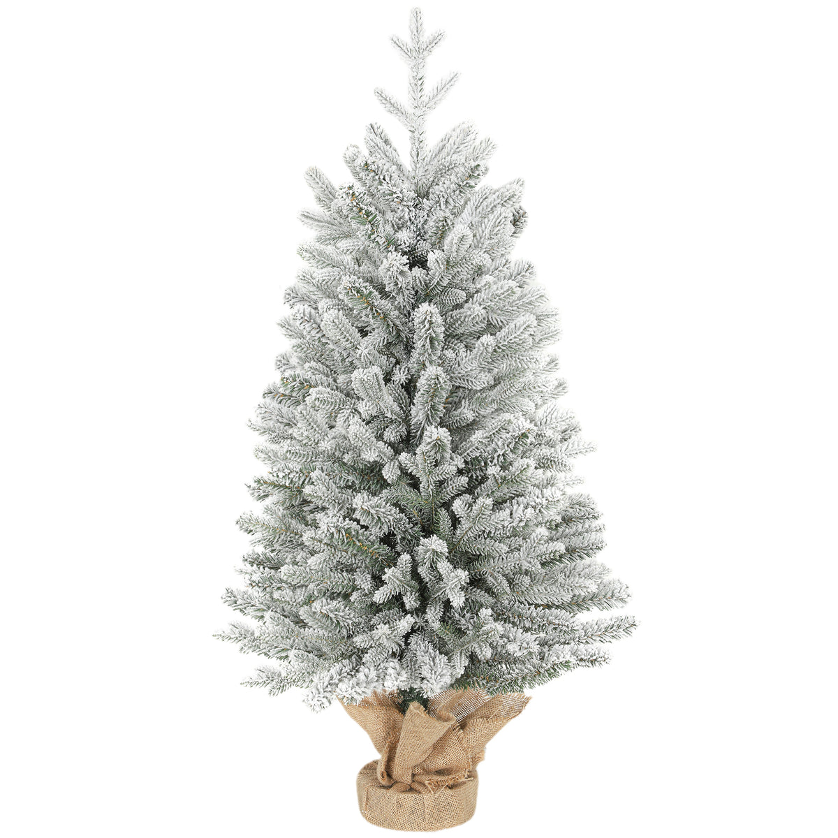Künstlicher Weihnachtsbaum mit Schnee