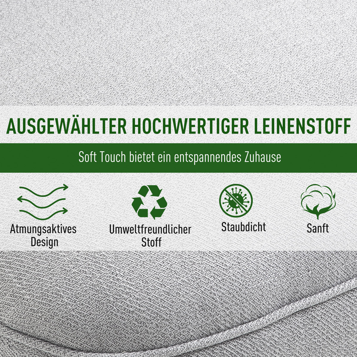 Polstersessel mit Rückenkissen und Holzbeinen