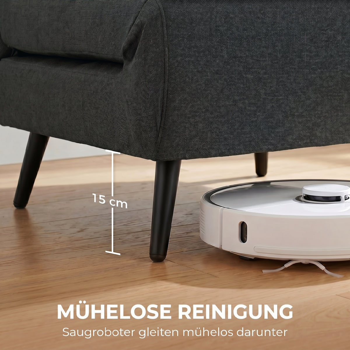 3-in-1 Schlafsessel mit verstellbarer Rückenlehne