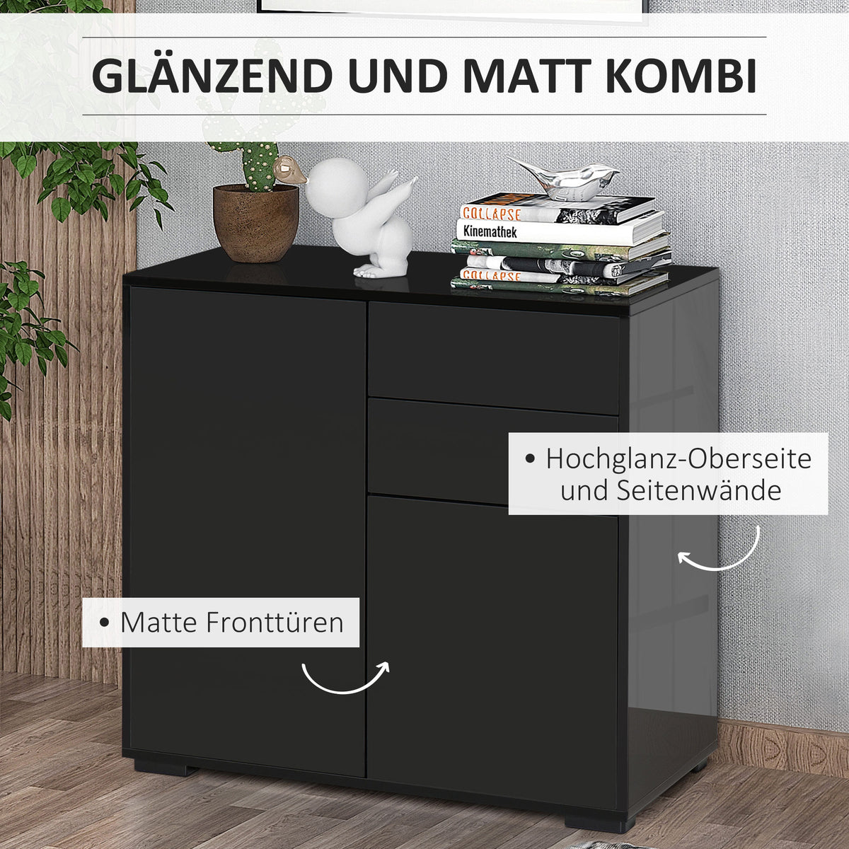 Sideboard mit 2 Schubladen und 2 Türen