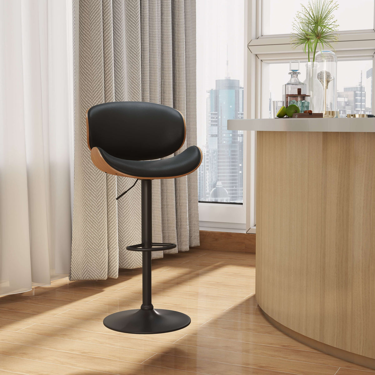 2er-Set Barhocker höhenverstellbar und drehbar