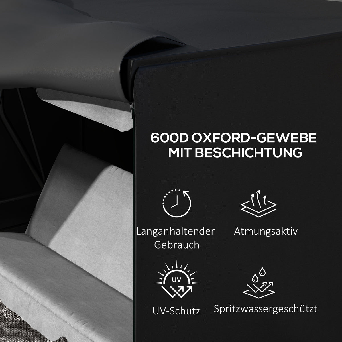 Schutzhülle für Hollywoodschaukel aus Polyester