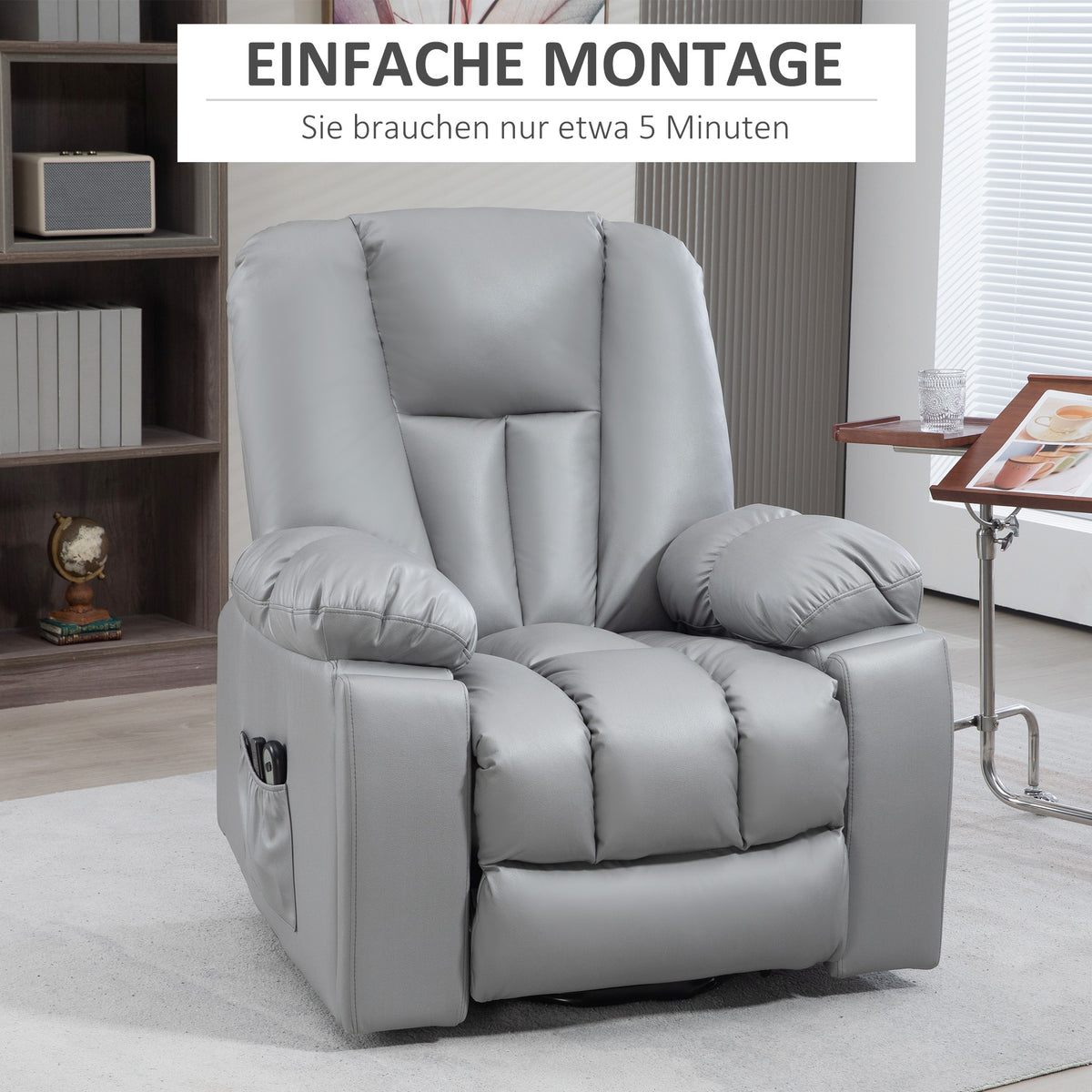 Elektrischer Massagesessel mit Aufstehhilfe