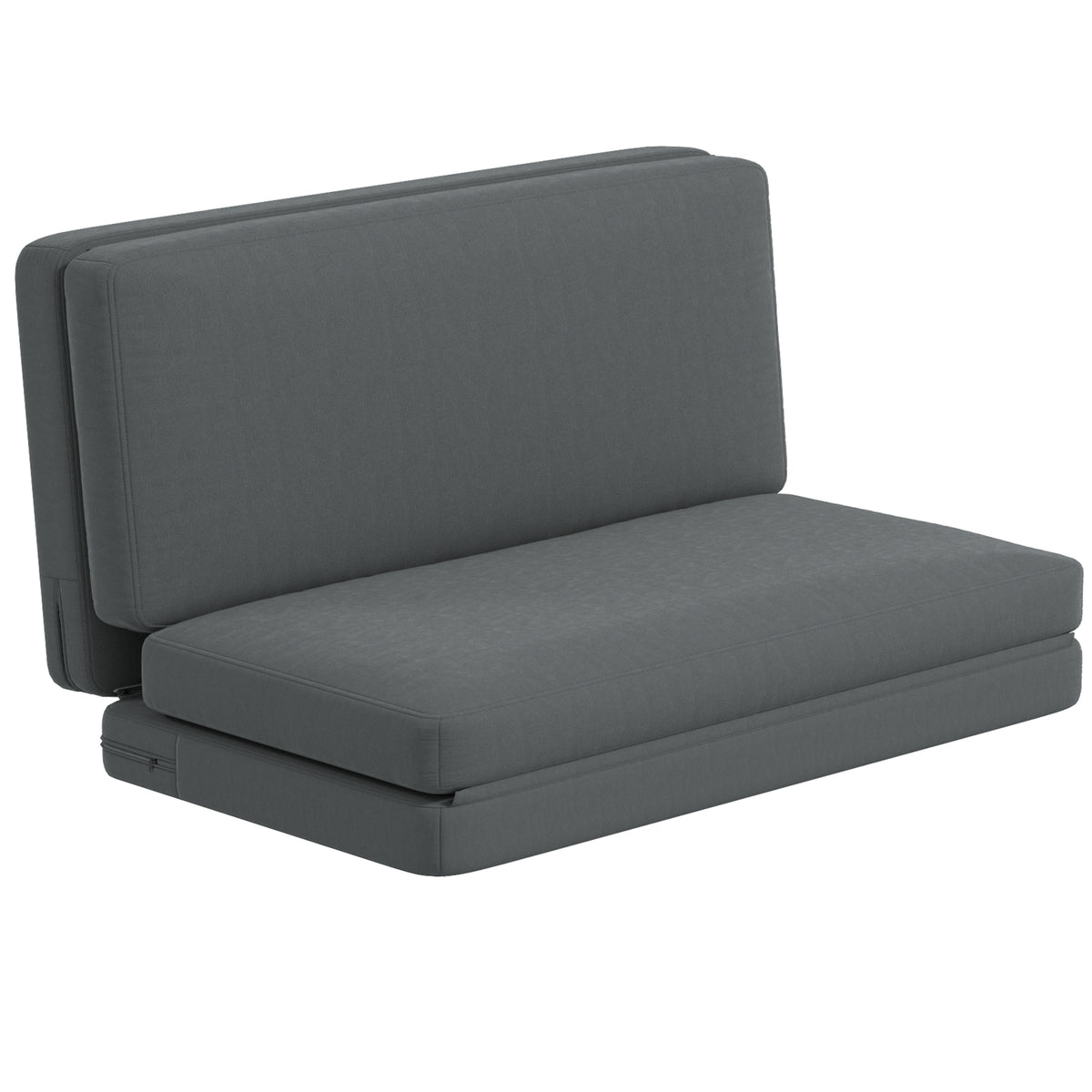 3-in-1-Bodensofa mit Schlaffunktion, teilbar