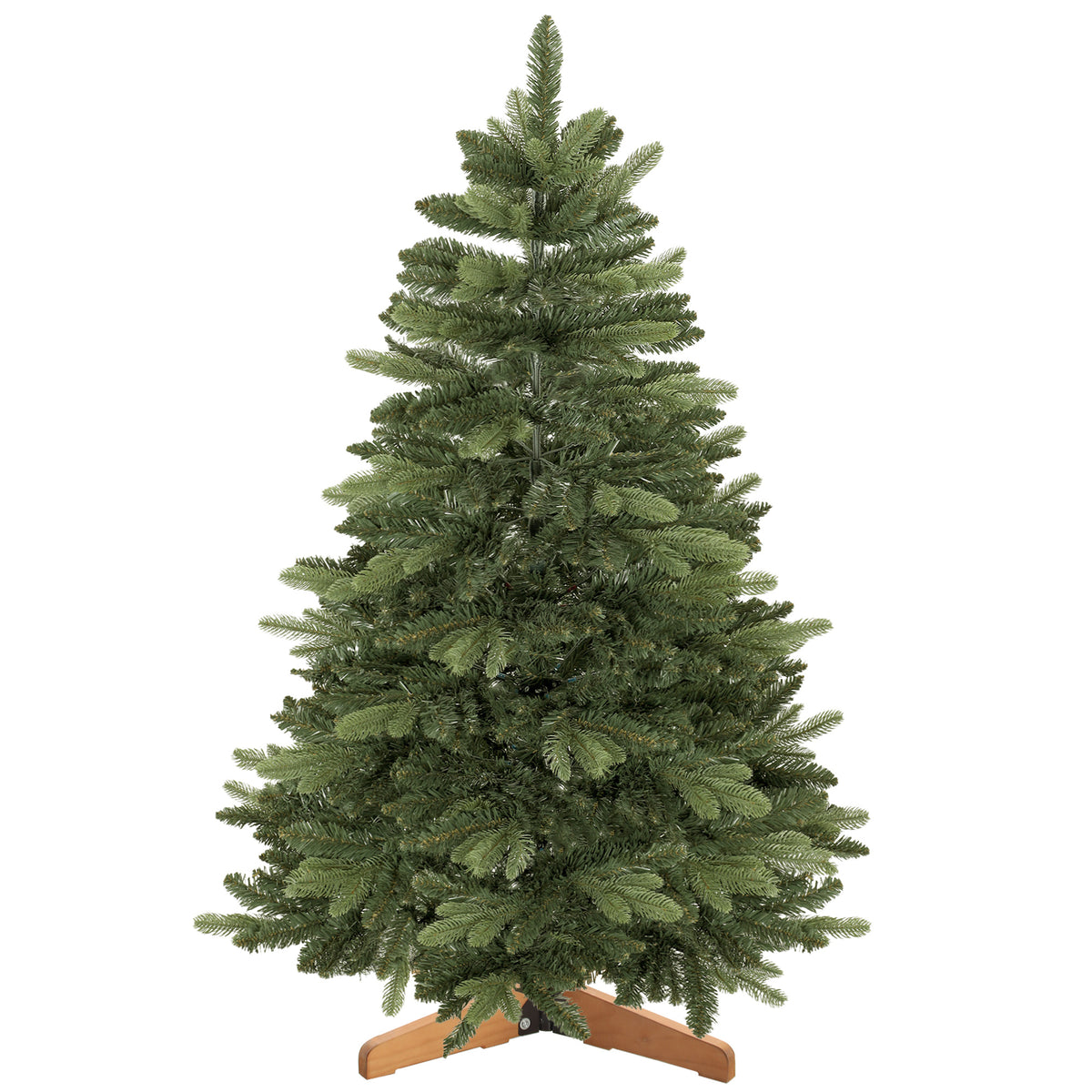 Künstlicher Weihnachtsbaum mit Holzständer, 150 cm
