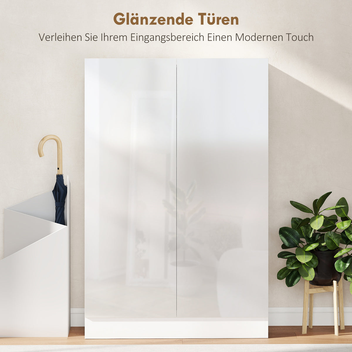 Schuhschrank mit 5 Ebenen und verstellbaren Böden