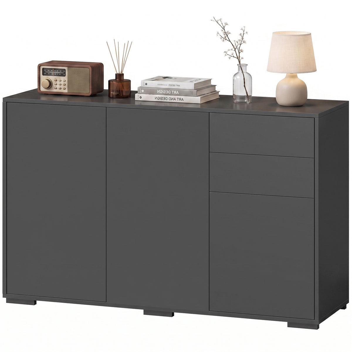 Sideboard mit zwei Schubladen und Push-Click