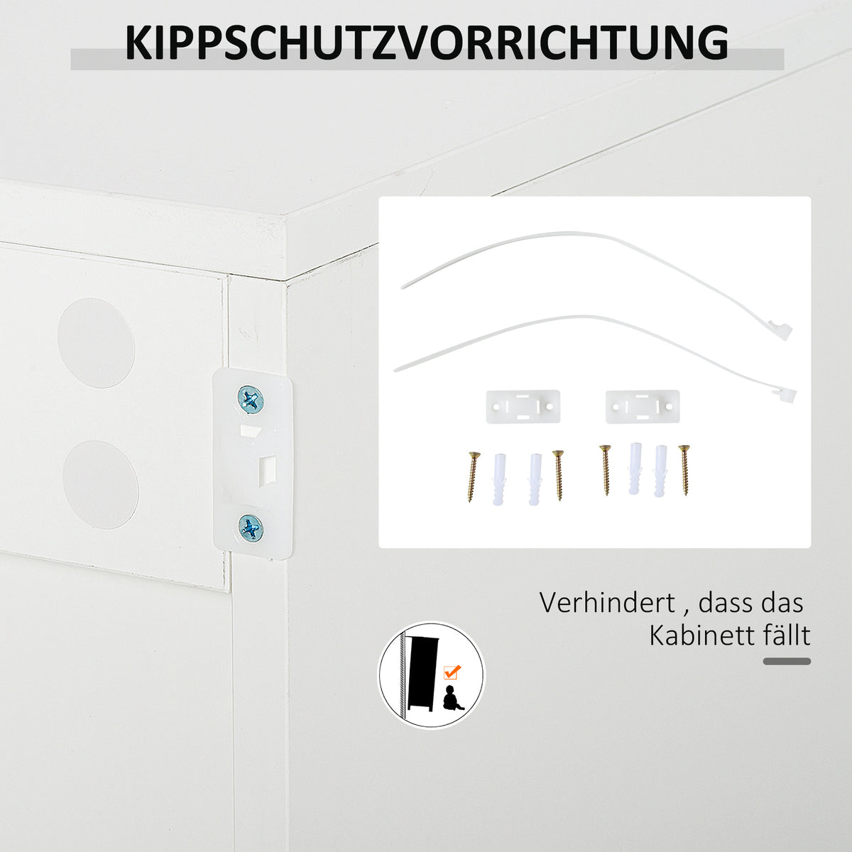 Sideboard mit zwei Schubladen und Push-Click