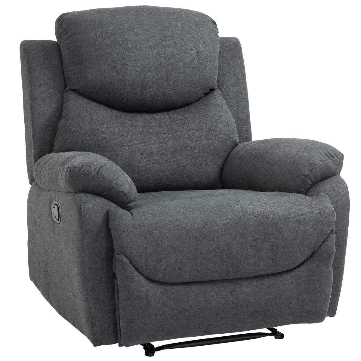 Relaxsessel mit Liegefunktion und Leinenoptik