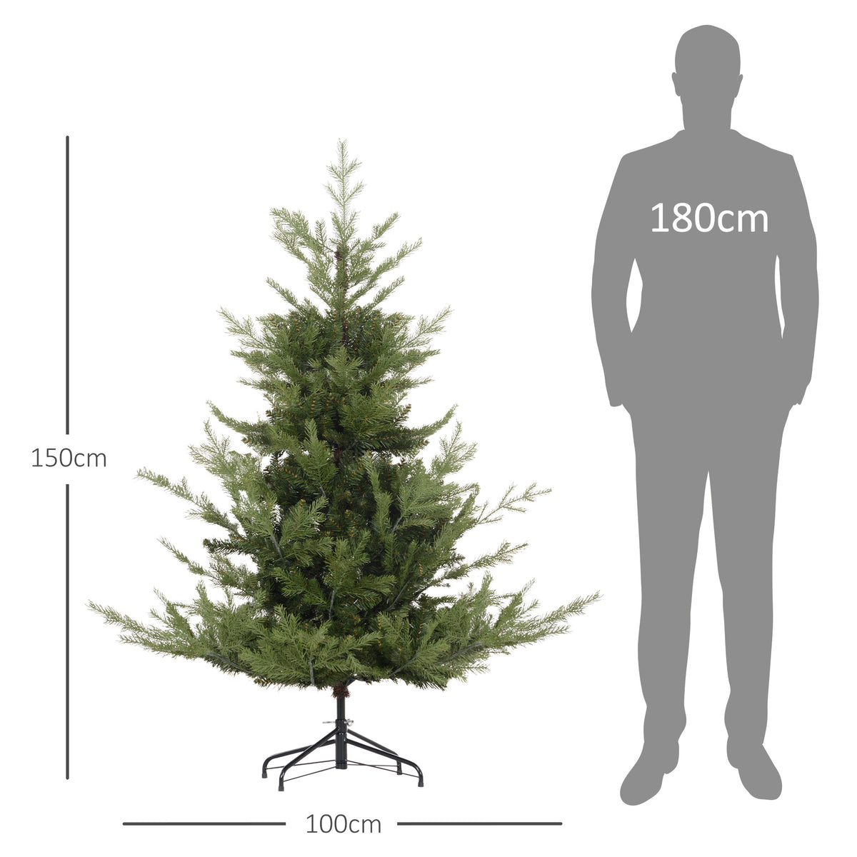 Künstlicher Weihnachtsbaum mit üppiger Form